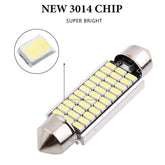 LED Festoon Dome Light – C10W Interior Light 31mm/36mm/39mm/41mm, 12V Car Dome Lamp, 4014 SMD 24/30/36/39 LEDs Reading Light
