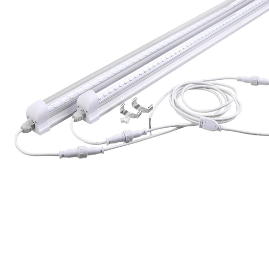 5FT 32W LED Cooler Light, Vapor Proof, 6500K Daylight, Integrated Walk-In Freezer Fixture