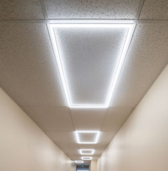 (4pack) 2x4ft-LED Edge Light (T Bar) for Recessed Drop Ceilings-40W/50W/60W-Color Selectable 3000K/3500K/4000K/5000K/6500K-120-277V-Dimmable