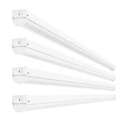 8FT LED Linear Strip Light Fixture, 60/70/80/90/100W, 11,040 Lumens, 5CCT Selectable, Surface/Hanging Mount, ETL DLC Certified