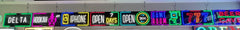 Assorted Neon Signs 30" with power supply and chain/ Business Window Signs Super LED Plus