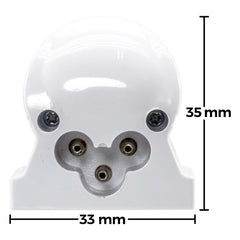 60W T5 Integrated LED Tube Light, 8FT, Stripy Cover, Plug-and-Play Fixture