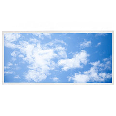 2x4 72W LED Blue Sky Panel Light | 6500K Ceiling Fixture | Sky Effect Panel Light