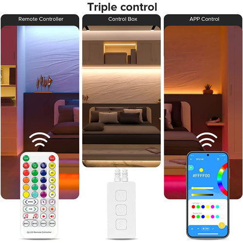 RGB LED Controller | IR + Bluetooth + Music Sync | Smart Strip Light Control
