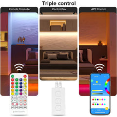 RGB LED Controller | IR + Bluetooth + Music Sync | Smart Strip Light Control