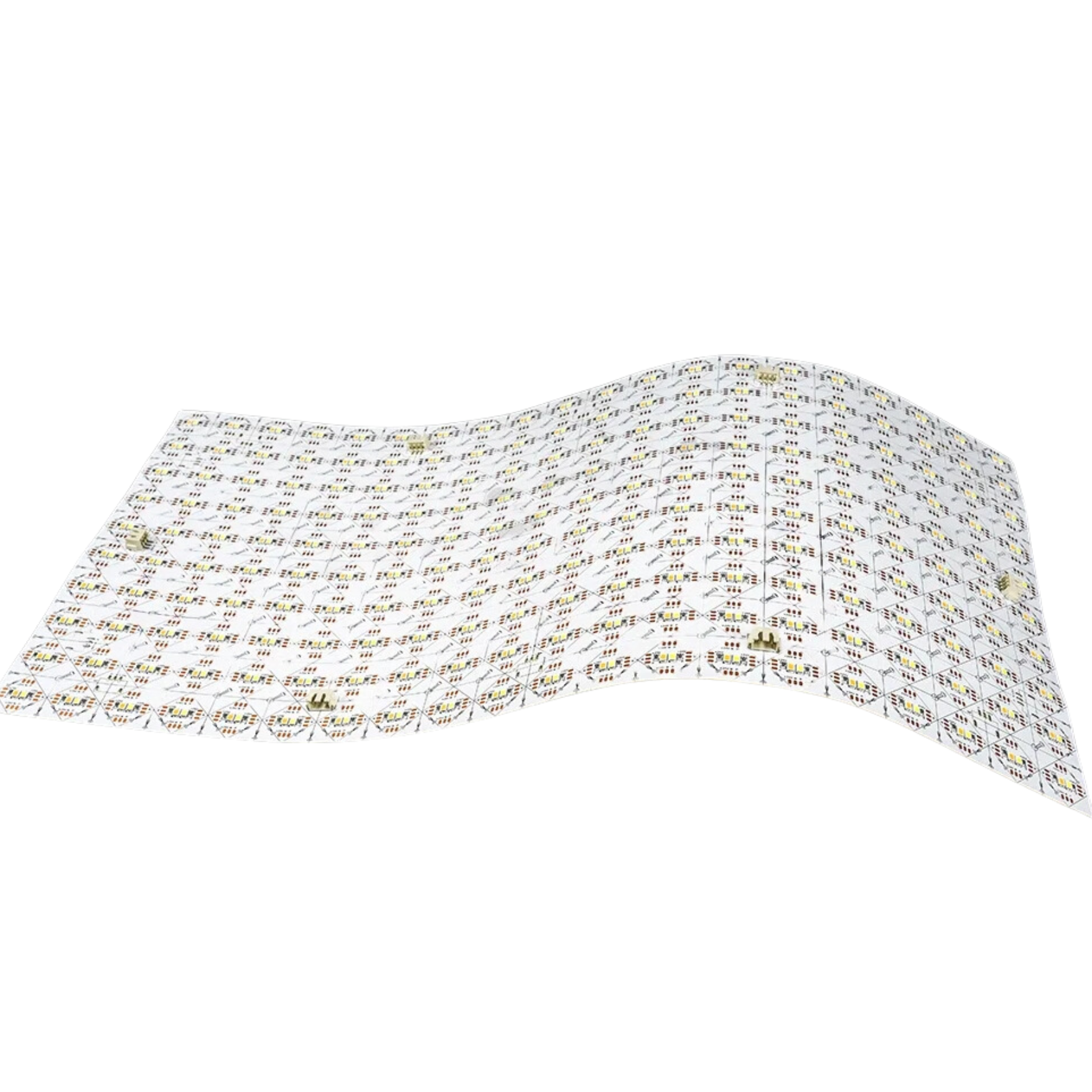60W Flexible LED Sheet Light, 576 LEDs, 24"x12", 6600 Lumens, CCT Adjustable, SMD2835 Panel