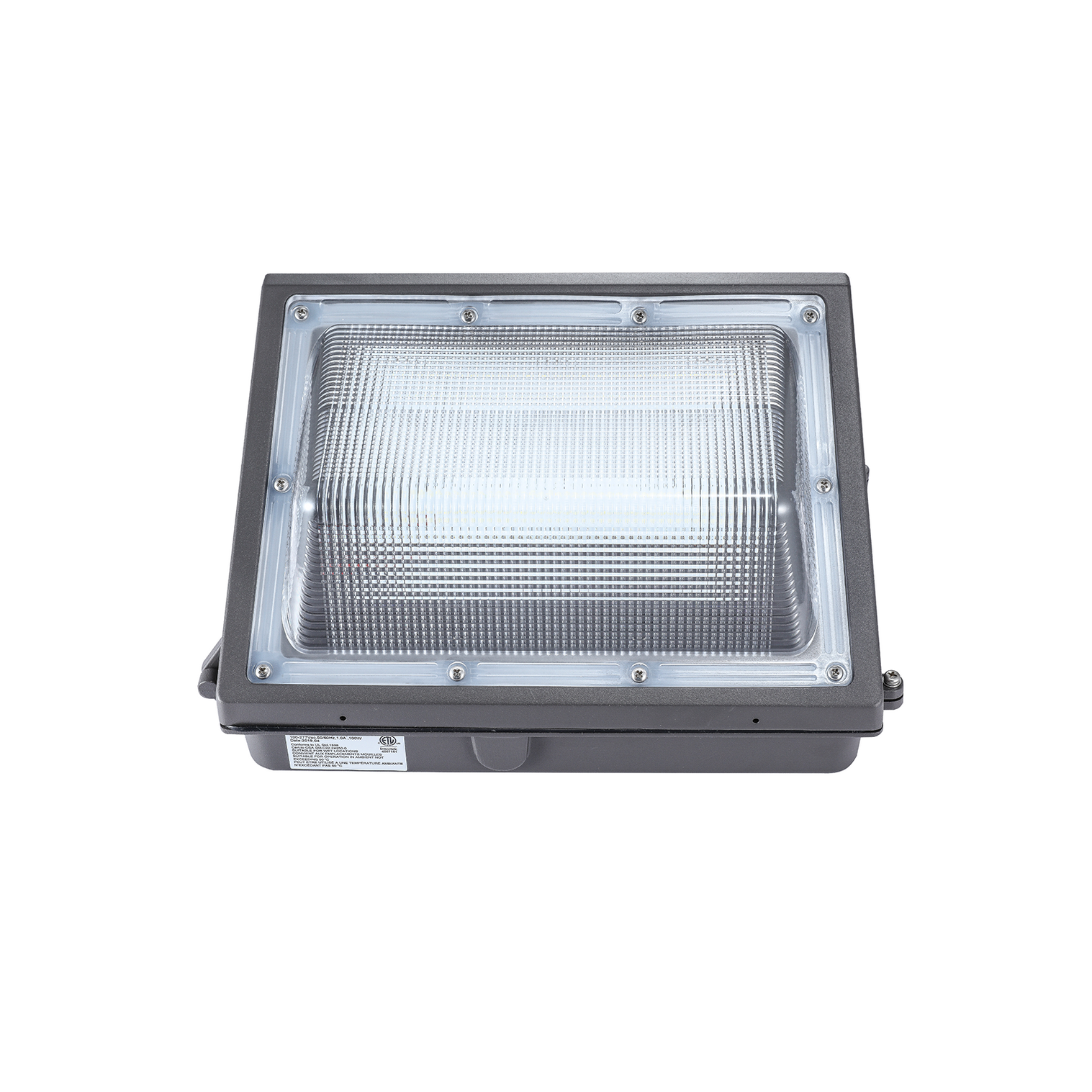 80W LED Wall Pack Light, Semi Cutoff, 5000K Daylight, AC 120-277V, Outdoor Commercial Lighting