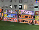 1x4 Design Panels for Smoke Shop or Barbershops