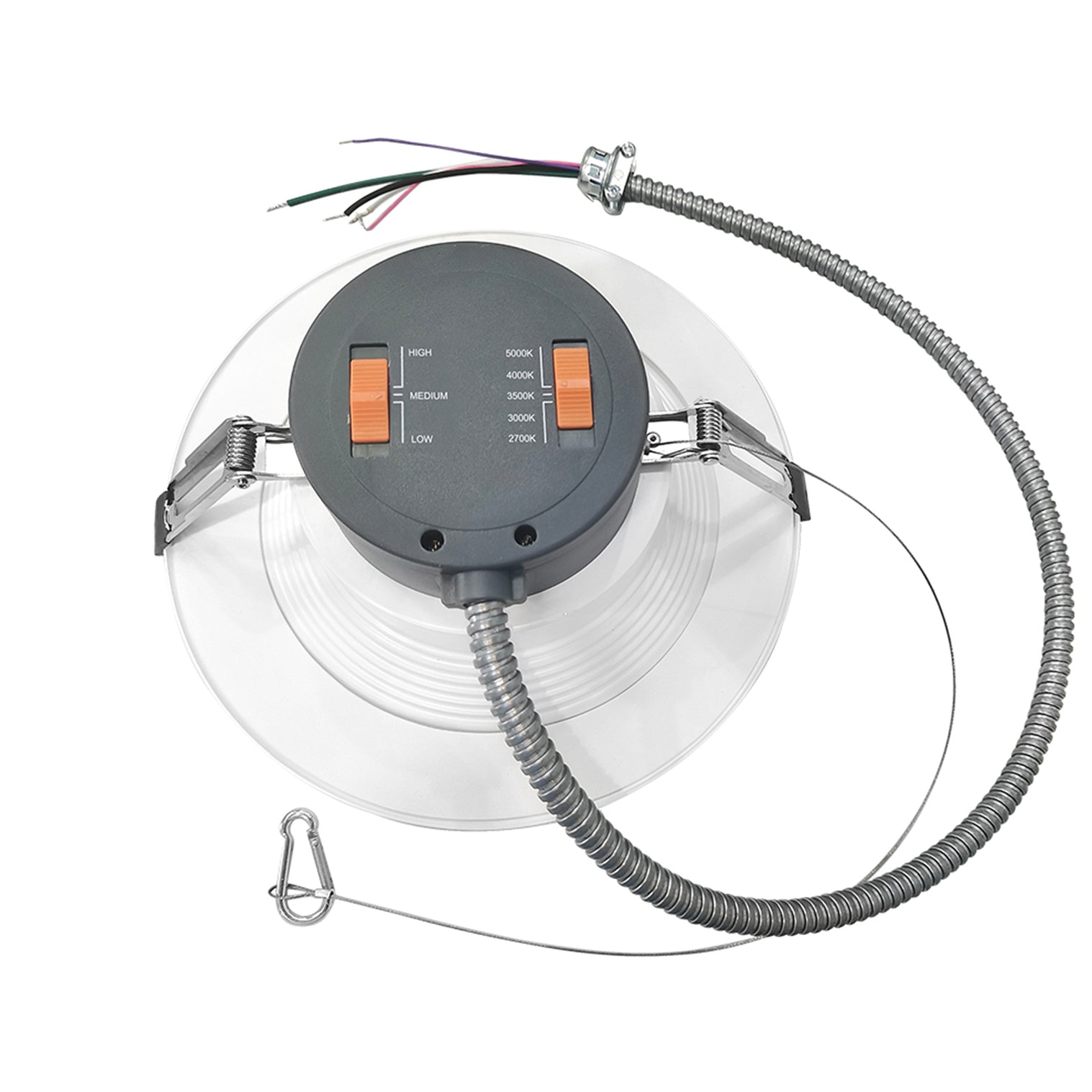 10-Inch LED Commercial Downlight, Wattage & CCT Selectable (22W/30W/38W), Recessed Ceiling Light