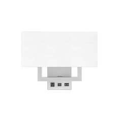 Double Wall Sconce for Double Bed-Hotel- 13W Acrylic Shade Led Plus