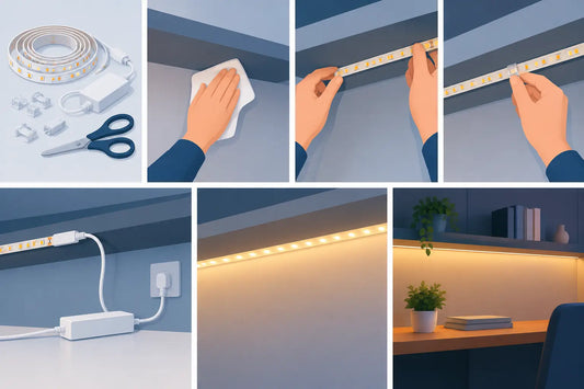 How to Install LED Strip Lighting in 7 Steps