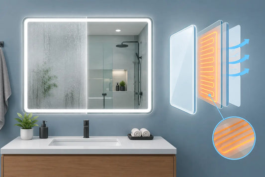 How an Anti Fog LED Bathroom Mirror Works