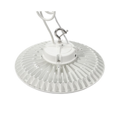 LED UFO High Bay Light – 180/200/240W Selectable, White Housing, CCT 5000K, AC 100-277V Industrial Lighting Fixture