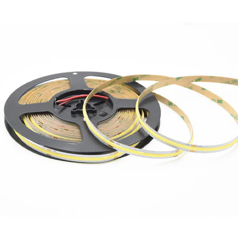 25FT COB LED Strip Light, Dot-Free Design, 24V Single Color, IP20 Indoor, UL Listed Flexible Lighting