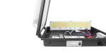 Slim Wall Pack Light, 80W/100W/120W Selectable, AC 120-277V, CCT Adjustable, Commercial LED Wallpack Fixture