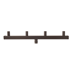 180° Quad Bullhorn Mount, Low Profile, Fits 4 Fixtures with 2-3/8" Tenons | BH4HL