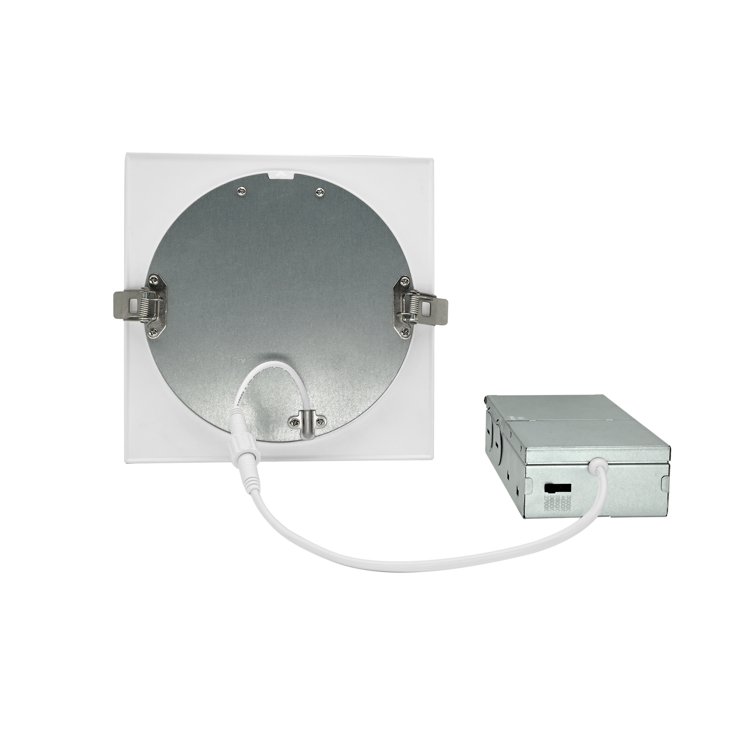 6-Inch Square LED Panel Downlight, 12W, 5CCT Selectable, Recessed Fixture | FD6-S3-12W-5CCT