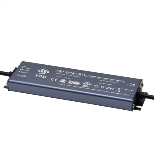 200W LED Power Supply, Ultra-Thin, 12V, Dimmable, IP67 Waterproof Driver for Outdoor