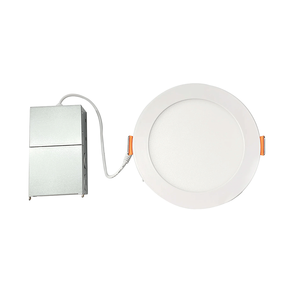 6" LED Can Killer Downlight, 12W Ultra Thin, 1050 Lumens, 5CCT Adjustable, ETL Listed Fixture