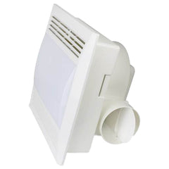Exhaust Fan with LED Light | 45W Bathroom Ceiling Vent Fan | Quiet & Bright
