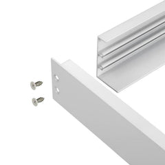 1×4 LED Surface Mount Kit, Compatible with 1×4 Backlit & Troffer Panels, Ceiling Mount Frame