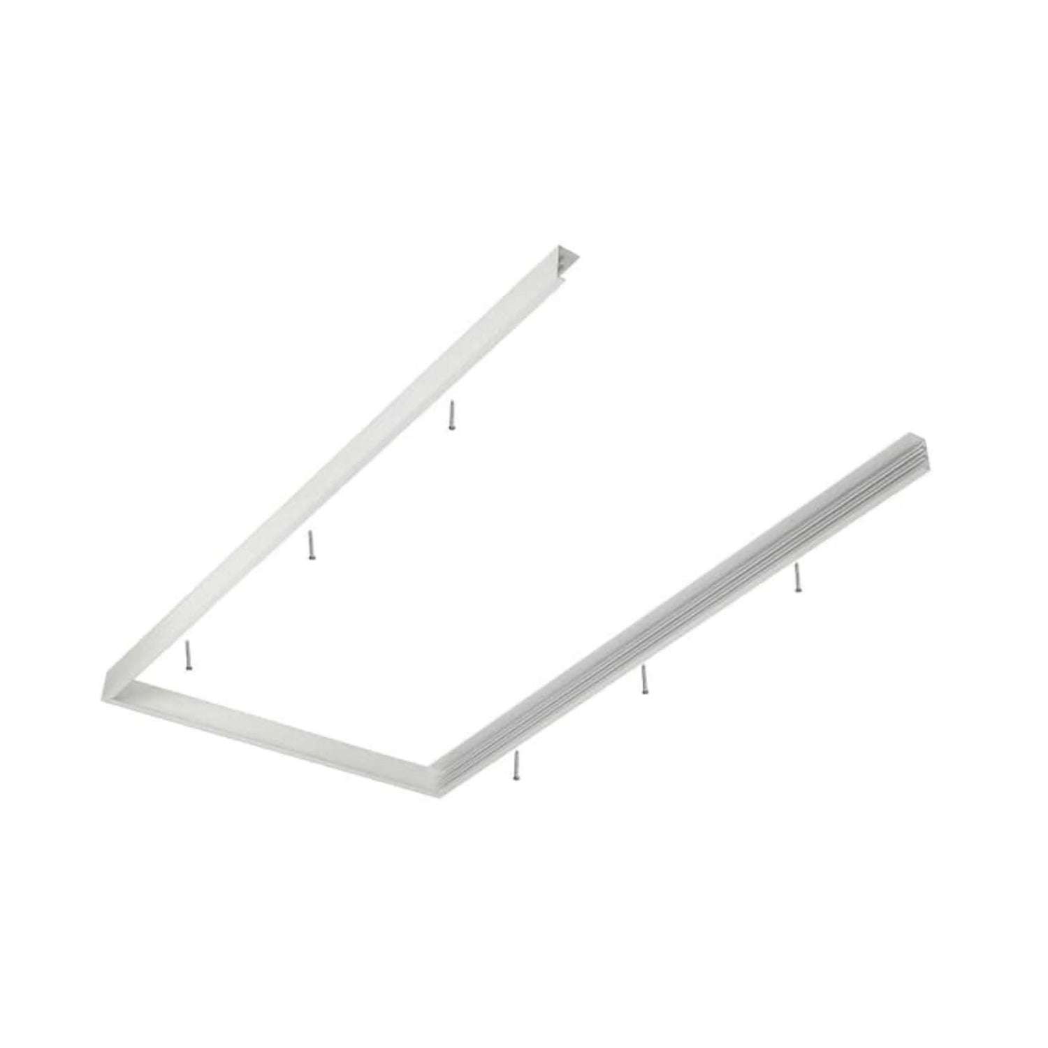 1×4 LED Surface Mount Kit, Compatible with 1×4 Backlit & Troffer Panels, Ceiling Mount Frame