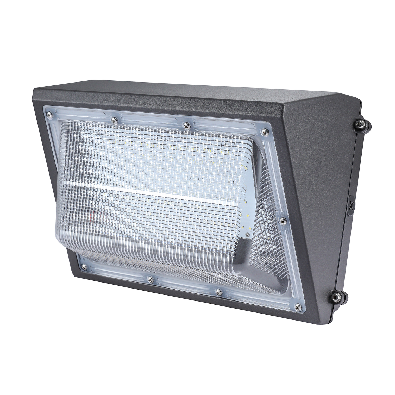 100W LED Wall Pack Light, Semi-Cutoff Design, 5000K, AC 120-277V, Outdoor Commercial Lighting
