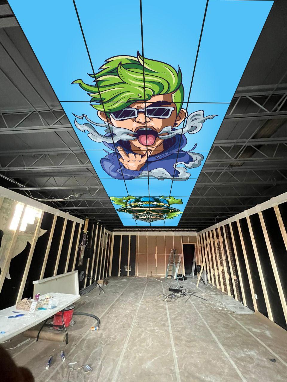 2x4 Design Panels for Smoke Shop or Barbershops