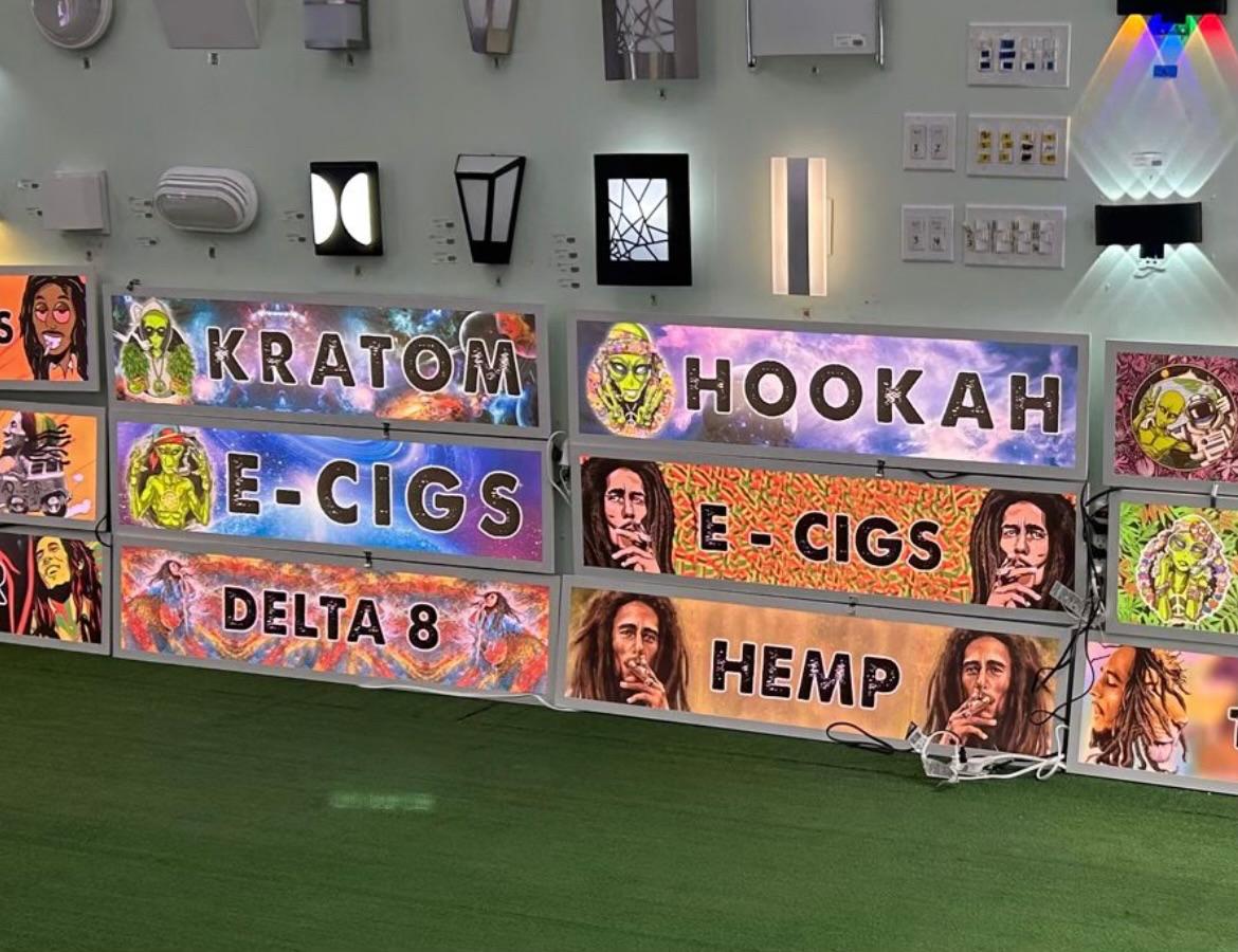 1x4 Design Panels for Smoke Shop or Barbershops