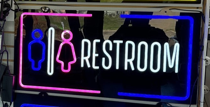 Assorted Neon Signs 30" with power supply and chain/ Business Window Signs Super LED Plus