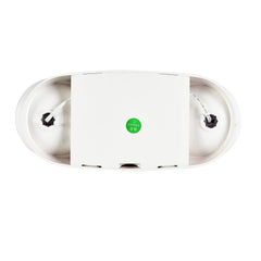 Bug Eye Two Adjustable Heads-Battery Backup-White Housing |Twin Head LED Emergency Light | Exit Sign Lighting Fixture